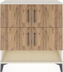 Resim Arges Şifonyer 4 Raflı 4 Kapaklı 88x30x96 Aytaşı-çam Aytaşı 