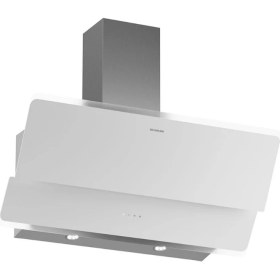 Resim Silverline 3490 Oslo 90 cm Beyaz Cam Davlumbaz 