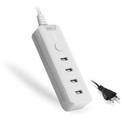 Resim S-link SL-M4 Akıllı Telefon ve Tablet 4000mah 4 usb Port Beyaz Ev Şarj Adaptör 