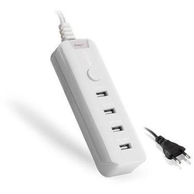 Resim S-link SL-M4 Akıllı Telefon ve Tablet 4000mah 4 usb Port Beyaz Ev Şarj Adaptör 