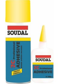 Resim Soudal Adhesıve 2c Hızlı Yapıştırıcı 400 Ml+100 Gr 