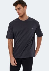 Resim Slazenger KAISER IN Oversize Erkek Tişört Antrasit 