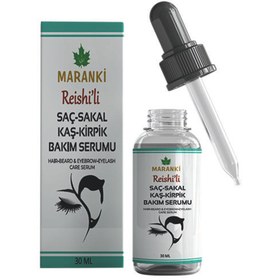 Resim MARANKİ Reishi'li Saç Sakal Kaş Kirpik Bakım Serumu 30 Ml 