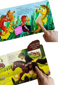 Resim Sincap Kitap İlk Dokun Hisset Kitabım-Çöl/Okyanus/Orman/Çiftlik 4'lü Set+Hediye SmileyBaby Yırtıcı Anaokul Çanta 