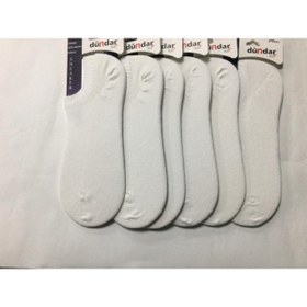 Resim Dündar 12 li Erkek Beyaz Pamuklu Dikişsiz Sneaker Patik 