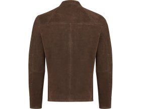 Resim Derimod Neymar Erkek Kestane Hakim Yaka Slim-Fit Süet Deri Ceket 25SGD640210 