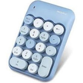 Resim kruxon Mofii X910 Kablosuz Yuvalak Tuşlu Retro Daktilo Numlock Klavye 