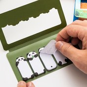 Resim 6 adet Sevimli Karikatür Hayvan Temalı Sticker Seti, 900 adet, Yapışkan Dikdörtgen İndeks Etiketi, Kağıt Malzeme, Panda, Paparazzi, Deniz Hayvanı Tasarımı, Belge ve Test Etiketleme İçin Kullanılır 