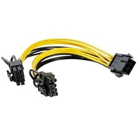 Resim Pcı Express 6-Pin To 2X6 + 2-Pin 6-Pin / 8-Pin Gpu Power Güç Ka 