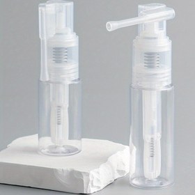 Resim 50ml BPS Plastik Toz Dağıtıcı Şişe Uzun Nozul ile - Nem ve Tıkanıklık Karşıtı, Taşınabilir Seyahat Boyutu İlaç, Suplementler, Cilt Bakımı için - Kolay Ölçüm, Cilt Bakımı Uygulaması, Şık Tasarım, Dayanıklı Yapı 