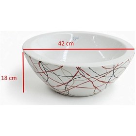 Resim Ideal Standard - Arcade 42 Cm Çanak Lavabo Pie Kırmızıbeyaz - Z2601tb- Beyaz 