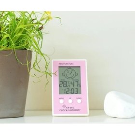 Resim Tekno İstanbul Çocuklar Için Iç Mekan Termometre ve Nem Ölçer Pembe 