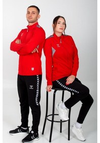 Resim Hummel Otantik Kamp Eşofman Üstü Kırmızı 