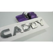 Resim Volkswagen Caddy Bagaj Krom Abs 3M 3D Yazı Logo Amblem 