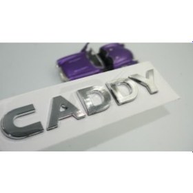 Resim Volkswagen Caddy Bagaj Krom Abs 3M 3D Yazı Logo Amblem 