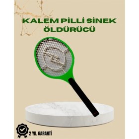 Resim Datatek Yüksek Gerilimli Elektronik Sinek Öldürücü – Pil ile Çalışan, Güvenlik Izgaralı 