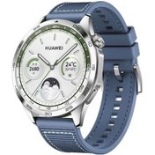 Resim Xianwen Sones Huawei Watch Gt4 46 Mm Naylon Hibrit Örgü Silikon 