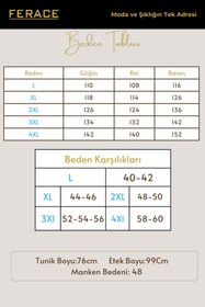Resim Kadın Büyük Beden Elmas Penye Etekli Takım - siyah / L 