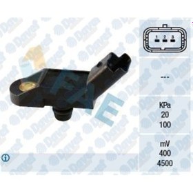 Resim Hava Basinc Sensor P406-P807-C8-P407-Saxo-Xsara Picasso-C5-Xantia 504609409 