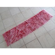 Resim Araç Torpido Örtüsü Peluş Kumaş 150X40 Cm Kırmızı-Beyaz 