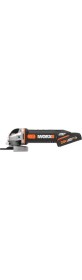 Resim Worx WX800 20VOLT 2.0 Ah. Li-Ion Çift Akülü 115MM Profesyonel Şarjlı Avuç Taşlama 