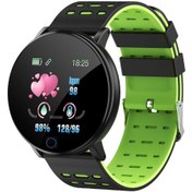 Resim Geeroyoo JZR-GY Nabız Renkli Ekran Ip68 Adım Sayar Bluetooth Spor Aktivite Takipçisi Yeşil Akıllı Saat (İthalatçı Garantili) 