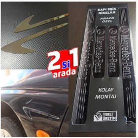 Resim Mercedes Clc Kapı Eşiği Set + Çamurluk Vent Krom Görsel 