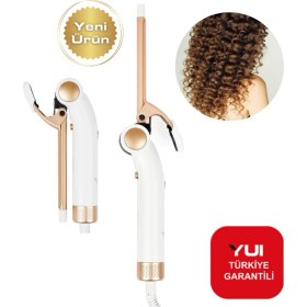 Resim Yui KB3038 Seramik Plaka 9mm Katlanabilir Saç Şekillendirici Maşa Beyaz (Yui Türkiye Garantili) 
