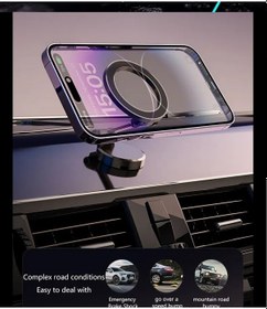 Resim Magsafe Cep Telefonu Tutucu 360 Dönebilen Katlanır Güçlü Mıknatıs 