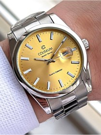 Resim Coliseum Çelik Kordon Takvimli Kadran Kutulu Seri Erkek Kol Saati Ft.cls.e002 