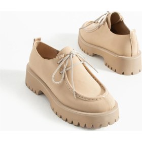 Resim Kadın Yüksek Taban Loafer Arden - Bej Bej 