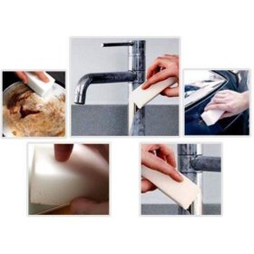 Resim Çokuygunuz 2 Adet Deterjansız Kir Leke Çıkartıcı Sihirli Sünger Magic Sponge 
