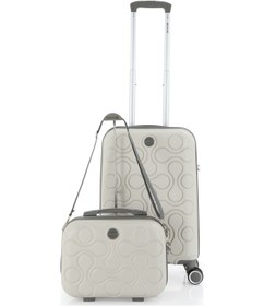 Resim Mçs Polipropilen 2li Valiz Seti Kabin & Makyaj V376 S23sy1000045-set 00424 2'li Set Çok Renkli 