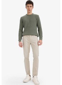 Resim Defacto Slim Fit Dar Kesim Dar Paça Pantolon B2089ax25aubg766 Bej 
