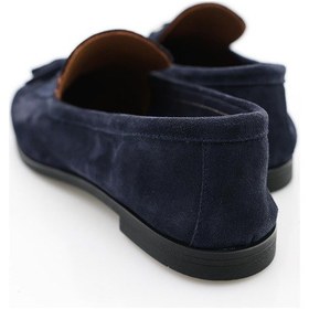 Resim Lacivert Süet Loafer 34307-Lacivert 