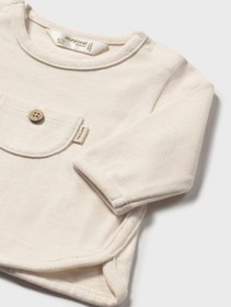 Resim MAYORAL Newborn Bebek Sweatshirt Bej 