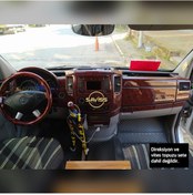 Resim Mercedes Sprinter/Crafter Full set Gül desenli Maun ,Torpido Konsol Maun Kaplama, (Maun Gül Desen) 