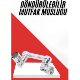 Resim Die Grup Her Yere Dönebilen Tasarruflu Mutfak Musluk Başlığı Ucu Musluk Ucu Oynar Başlıklı 