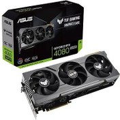 Resim ASUS GEFORCE TUF-RTX4080S-O16G 16GB GDDR6X 256BIT 2XHDMI 3XDP EKRAN KARTI 