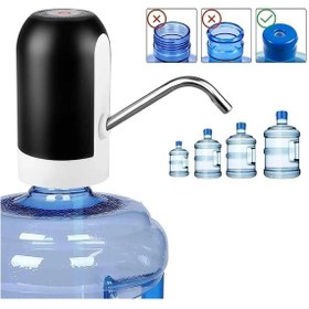 Resim Usb Şarj Edilebilir Otomatik Su Sebili Pompası Dokunmatik Pompa 