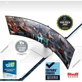 Resim Samsung Odyssey 49" 0.03 Ms 240 Hz Freesync Curved OLED Monitör 