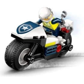 Resim City Motosikleti Takibi 60455-4 Yaş Üzeri Kız ve Erkek Çocuklar Için Motosikleti Oyuncağı, Hırsız Kaçış Kaykayı ve Mini Açılabilir Atm Içeren Yaratıcı Oyuncak Yapım Seti (65 Parça) 