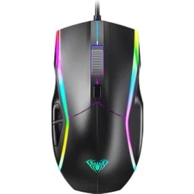 Resim Aula F830 USB Oyun Faresi 6400 Dpı Tank Şeklinde Optik Fare (Yurt Dışından) 