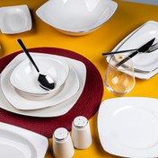 Resim Aryıldız Allure Platin 12 Kişilik 56 Parça Yemek Takımı 