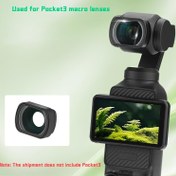 Resim DJI Osmo Pocket 3 için 10X Makro Lens - Yüksek Çözünürlüklü Yakınlaştırma Fotoğrafçılığı, Manyetik/Multi-Kaplamalı/Optik Cam, Hava Fotoğrafçılığı için Dayanıklı ve Hafif Tasarım, Teknoloji Aksesuarları, Sağlam Yapı 