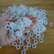 Resim 1/2" Duş Tepsisi Borusu için 6/16 Beyaz Silikon Conta - Sızdırmaz, Isıya Dayanıklı, Yüksek Kalite 