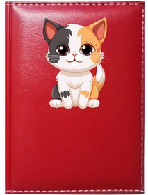 Resim promosyon denizi PROMOSYON DENİZİ SEVİMLİ KEDİ 1 GÖRSELLİ KIRMIZI RUHSAT KABI 