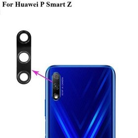 Resim Huawei P Smart Z Arka Kamera Camı (Çıtasız Sadece Cam) 