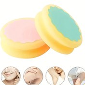Resim 1 adet Konjac Sünger - Tekrar Kullanılabilir, Kokusuz, Kol, Bacak, Sırt için Soyucu ve Saç Çıkarıcı Aracı - Ağrı Yok, Sızlanma Yok, Pürüzsüz Cilt Deneyimi, Saç Çıkarıcı Aracı | Nazik Soyucu | Pürüzsüz Cilt Süngeri 