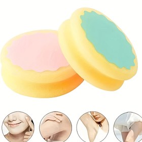 Resim 1 adet Konjac Sünger - Tekrar Kullanılabilir, Kokusuz, Kol, Bacak, Sırt için Soyucu ve Saç Çıkarıcı Aracı - Ağrı Yok, Sızlanma Yok, Pürüzsüz Cilt Deneyimi, Saç Çıkarıcı Aracı | Nazik Soyucu | Pürüzsüz Cilt Süngeri 